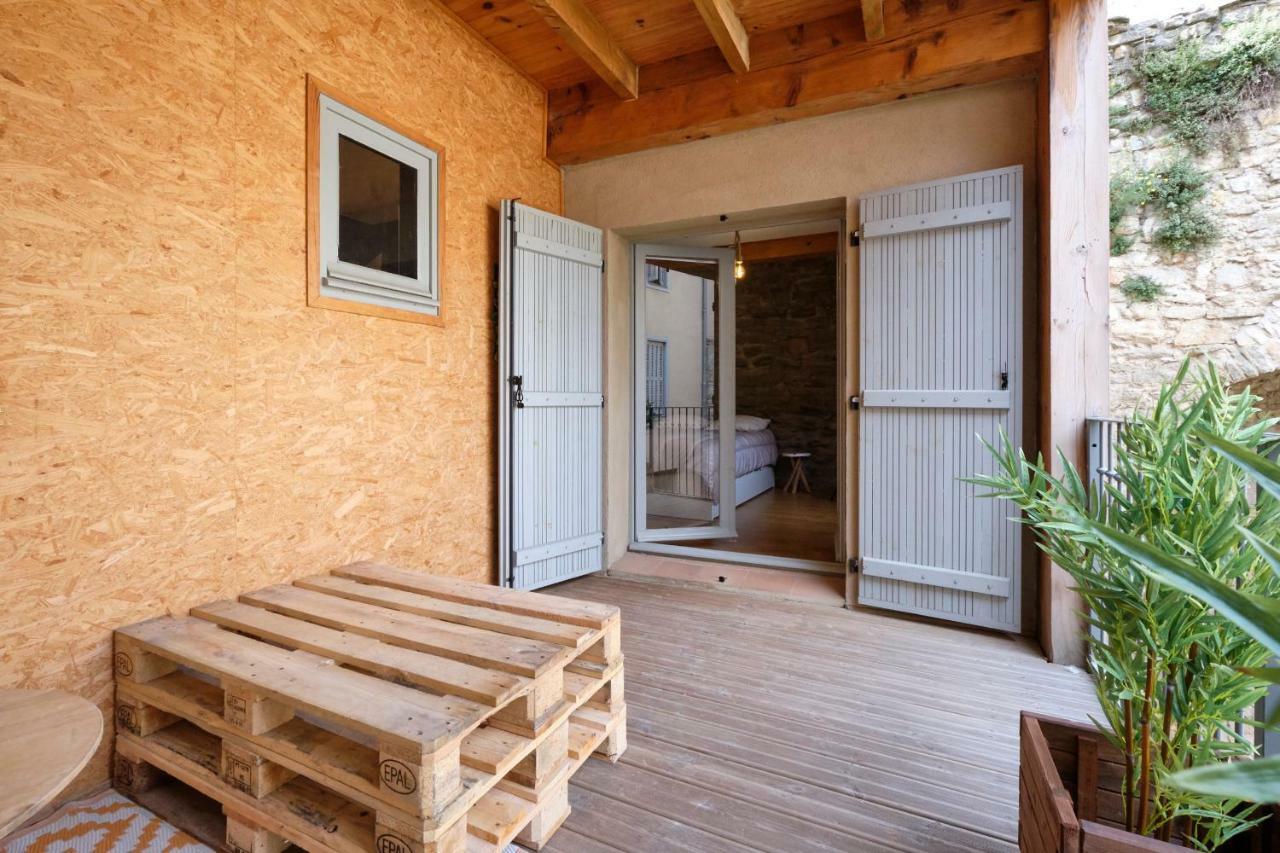 Mélina - appartement dans les remparts de la Bastide avec parking et terrasse Carcassonne Extérieur photo